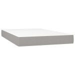 Vidaxl matelas de lit � ressorts ensach�s fermet� moyenne gris clair 120x200x20 cm