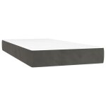 Vidaxl matelas de lit � ressorts ensach�s fermet� moyenne gris fonc� 80x200x20 cm