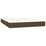 Vidaxl matelas de lit � ressorts ensach�s fermet� moyenne marron fonc� 140x200x20 cm