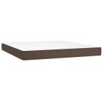 Vidaxl matelas de lit à ressorts ensachés marron 160x200x20 cm Vidaxl matelas de lit à ressorts ensachés marron 160x200x20 cm