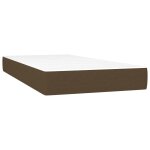 Vidaxl matelas de lit  ressorts ensachs marron fonc 100x200x20 cm