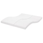 Vidaxl matelas en mousse blanc 160x200 cm 7 zones duret� 20 ild