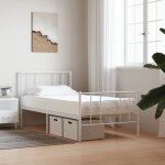 Vidaxl matelas en mousse blanc 90x190 cm duret h2 h3