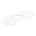 Vidaxl matelas en mousse blanc 90x210 cm duret� h2 h3