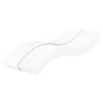 Vidaxl matelas en mousse pour enfants blanc 80x160 cm duret� h2 h3