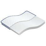 Vidaxl matelas en mousse  mmoire de forme blanc 140x190x17 cm doux