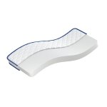 Vidaxl matelas en mousse  mmoire de forme blanc 80x200x17 cm doux