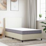 Vidaxl matelas en mousse moyennement doux 100x200 cm