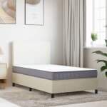 Vidaxl matelas en mousse moyennement doux 120x200 cm