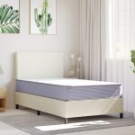 Vidaxl matelas en mousse moyennement doux 120x200 cm