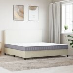 Vidaxl matelas en mousse moyennement doux 200x200 cm