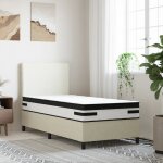 Vidaxl matelas � ressorts ensach�s moyen plus 90x200 cm