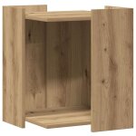 Vidaxl meuble de bac à litière pour chat chêne artisanal 42x42x51 cm Vidaxl meuble de bac à litière pour chat chêne artisanal 42x42x51 cm