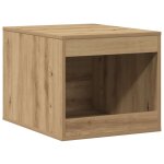 Vidaxl meuble de bac à litière pour chat chêne artisanal 47x59x42 cm Vidaxl meuble de bac à litière pour chat chêne artisanal 47x59x42 cm