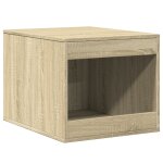 Vidaxl meuble de bac  litire pour chat chne sonoma bois ingnierie