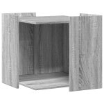 Vidaxl meuble de bac à litière pour chat sonoma gris bois d'ingénierie Vidaxl meuble de bac à litière pour chat sonoma gris bois d'ingénierie