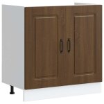 Vidaxl meuble bas pour vier kalmar chne artisanal bois ingnierie