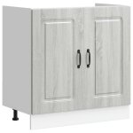 Vidaxl meuble bas pour vier kalmar chne sonoma bois ingnierie