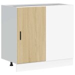 Vidaxl meuble sous vier  lyon  en chne sonoma