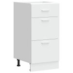 Vidaxl meuble bas  lyon  blanc 40 x 46 x 81, 5 cm bois d'ing�nierie
