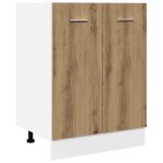 Vidaxl meuble bas  lyon  ch�ne artisanal 60 x 46 x 81, 5 cm bois d'ing�nierie