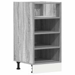 Vidaxl meuble bas  riga  gris sonoma 40x44, 5x81, 5cm bois d'ingnierie