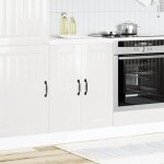 Vidaxl meuble de base de lavabo lucca blanc brillant bois ingnierie