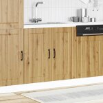 Vidaxl meuble de base de lavabo lucca chne artisanal bois ingnierie