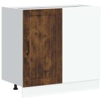 Vidaxl meuble bas de cuisine lucca chne fum bois d'ingnierie