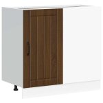 Vidaxl meuble bas de cuisine lucca chne marron bois d'ingnierie