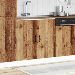 Vidaxl meuble de base de lavabo lucca vieux bois bois d'ingnierie