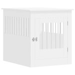 Vidaxl meuble de cage pour chiens blanc 64, 5x80x71cm bois d'ingénierie Vidaxl meuble de cage pour chiens blanc 64, 5x80x71cm bois d'ingénierie