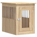 Vidaxl meuble de cage pour chiens ch�ne sonoma 45x62x59 cm