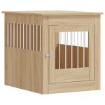 Vidaxl meuble de cage pour chiens ch�ne sonoma 64, 5x80x71 cm