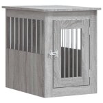 Vidaxl meuble de cage pour chiens sonoma gris 45x62x59 cm