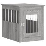 Vidaxl meuble de cage pour chiens sonoma gris 55x75x65 cm Vidaxl meuble de cage pour chiens sonoma gris 55x75x65 cm
