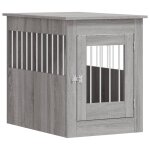 Vidaxl meuble de cage pour chiens sonoma gris 55x80x68 cm Vidaxl meuble de cage pour chiens sonoma gris 55x80x68 cm