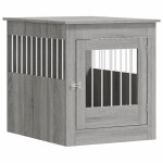 Vidaxl meuble de cage pour chiens sonoma gris 64, 5x80x71 cm