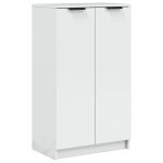 Vidaxl meuble chaussures blanc brillant 59x35x100, 5 cm bois d'ingnierie