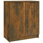 Vidaxl meuble � chaussures ch�ne fum� 59x35x70 cm bois d'ing�nierie