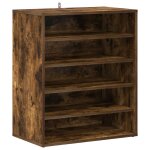 Vidaxl meuble � chaussures ch�ne fum� 60x35x70 cm bois d'ing�nierie
