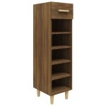 Vidaxl meuble  chaussures chne marron 30x35x105 cm bois d'ingnierie