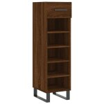 Vidaxl meuble  chaussures chne marron 30x35x105 cm bois d'ingnierie