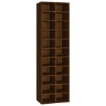 Vidaxl meuble  chaussures chne marron 54x34x183 cm bois d'ingnierie