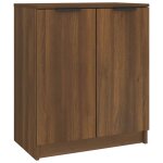 Vidaxl meuble  chaussures chne marron 59x35x70 cm bois d'ingnierie