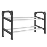 Vidaxl meuble à chaussures extensible avec 2 étagères 119x24x37 cm Vidaxl meuble à chaussures extensible avec 2 étagères 119x24x37 cm