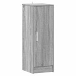 Vidaxl meuble � chaussures sonoma gris 32x35x92 cm bois d'ing�nierie