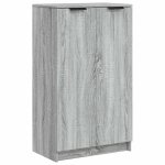 Vidaxl meuble � chaussures sonoma gris 59x35x100 cm bois d'ing�nierie