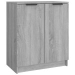 Vidaxl meuble  chaussures sonoma gris 59x35x70 cm bois d'ingnierie