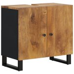 Vidaxl meuble d'évier 62x33x58 cm bois de manguier et d'ingénierie Vidaxl meuble d'évier 62x33x58 cm bois de manguier et d'ingénierie